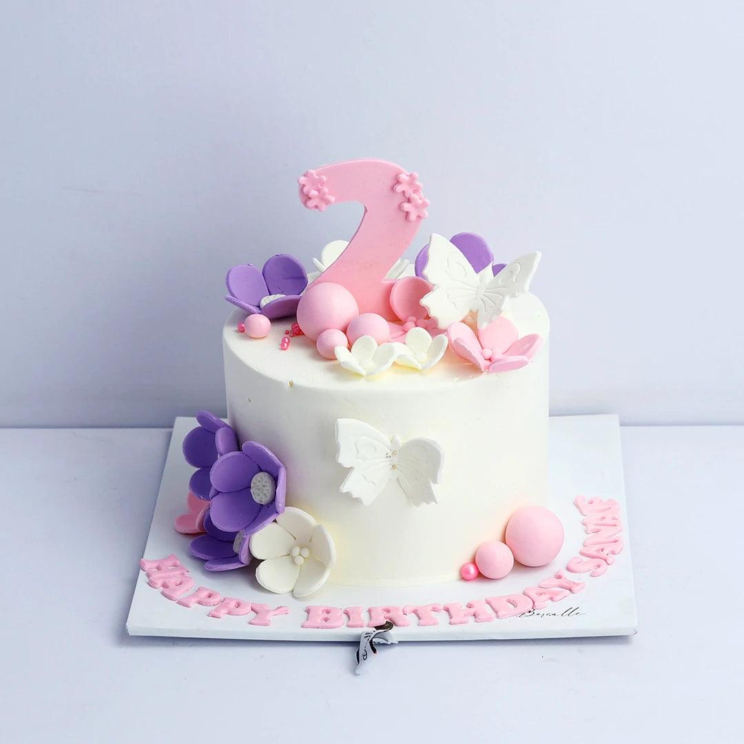 Butterfly Bloom Cake - Borsalle