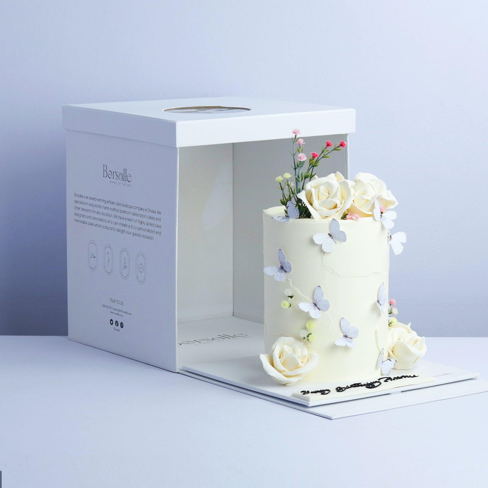 Butterfly Blossom Cake - Borsalle