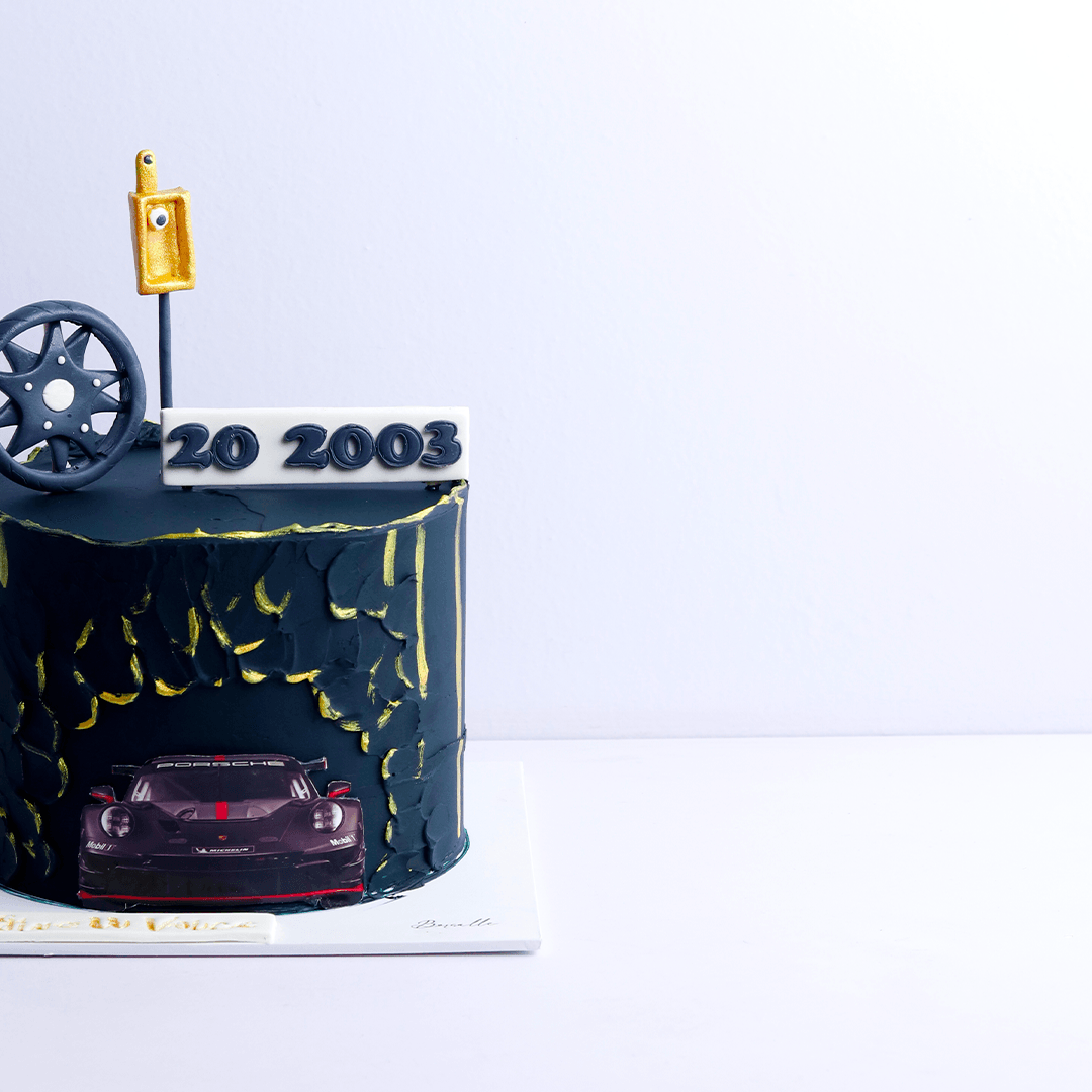 Car and Wheel cake - Borsalle