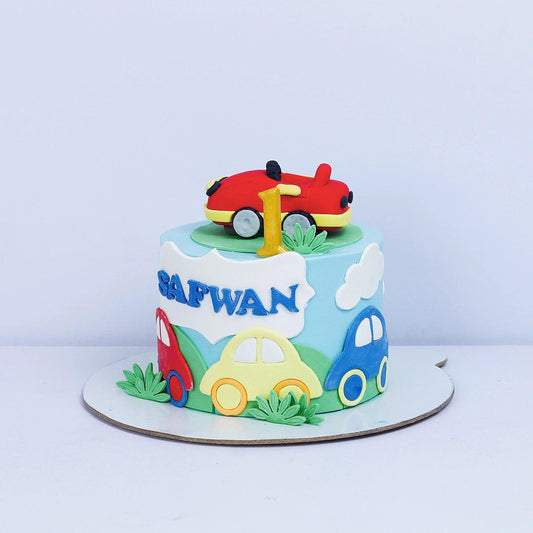 Car Theme Cake - Borsalle