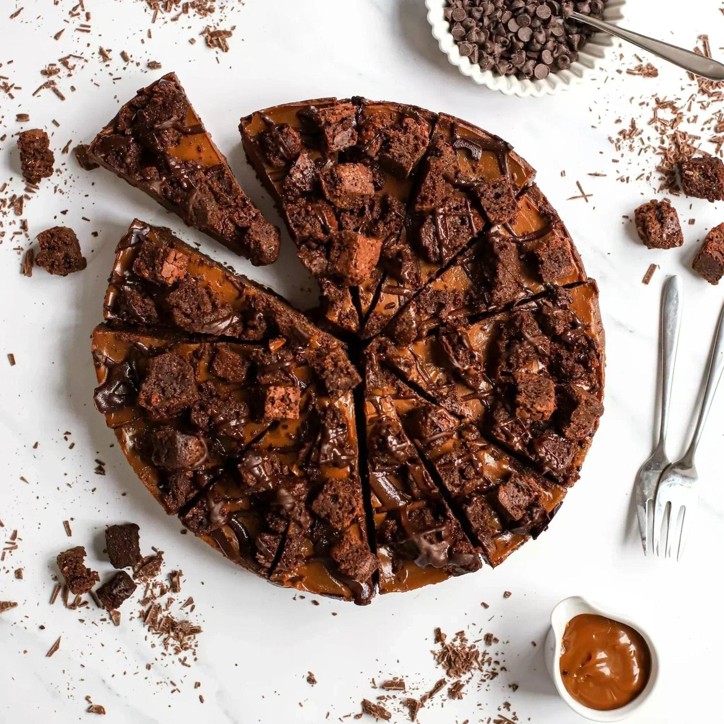 Chocolate Brownie Cheesecake - Borsalle