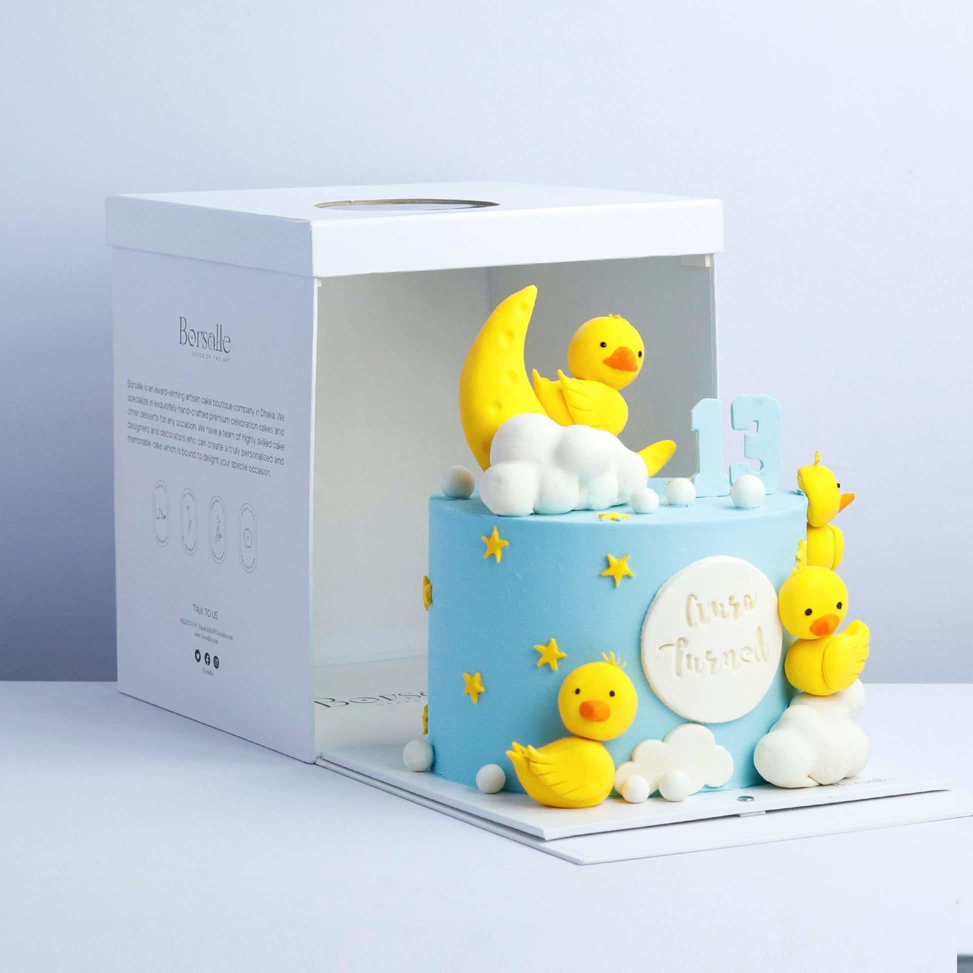 Cloudy Duckling Cake - Borsalle