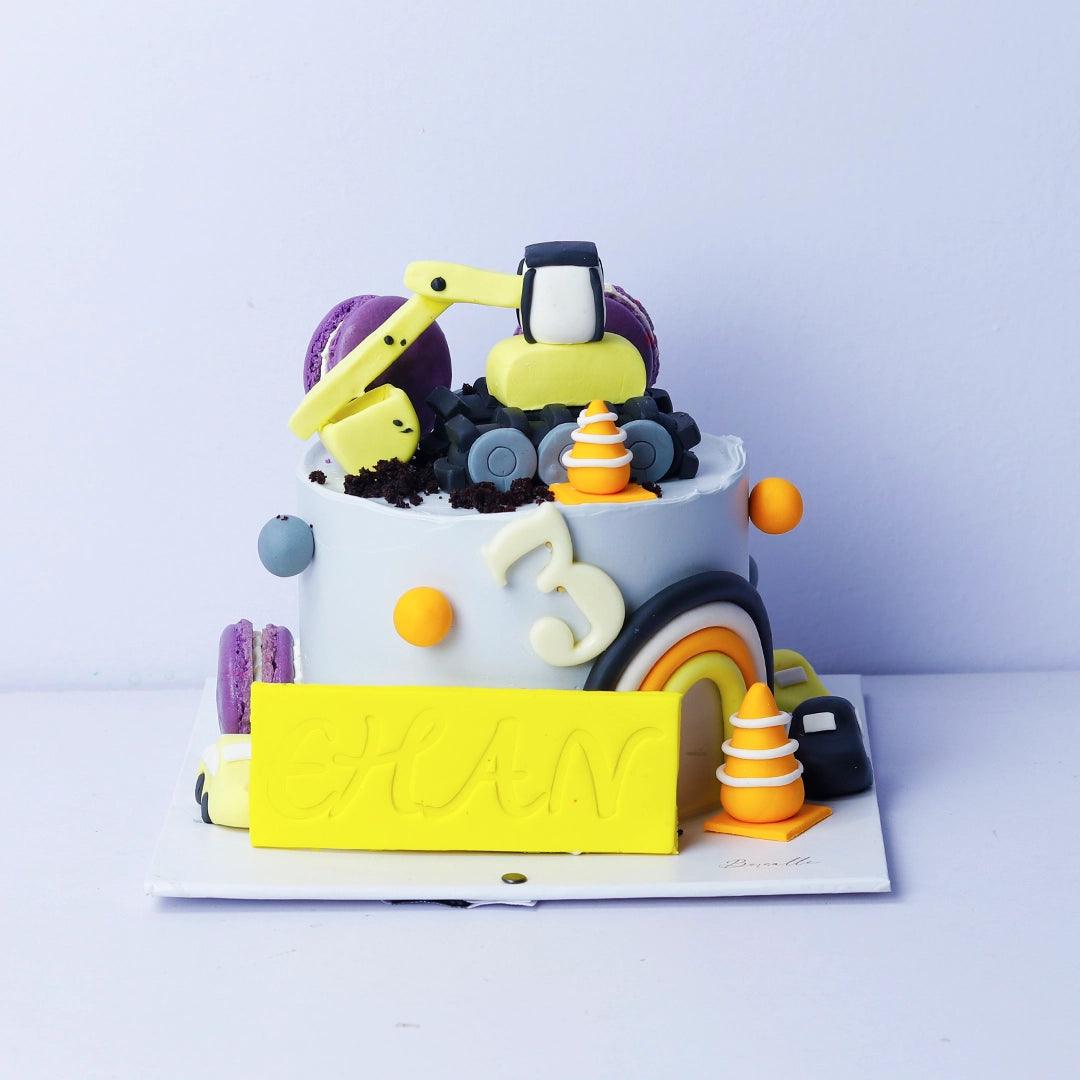 Construction Birthday Cake - Borsalle