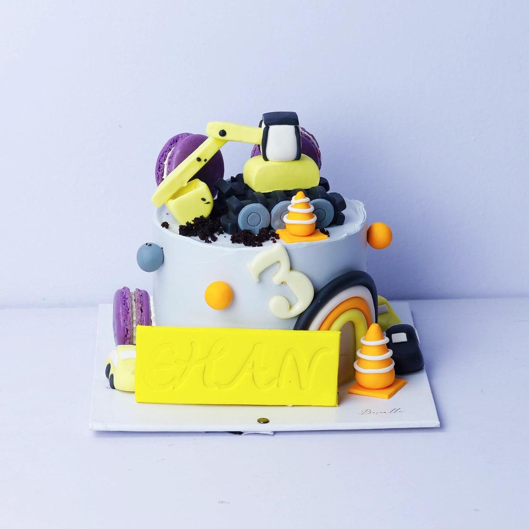 Construction Birthday Cake - Borsalle