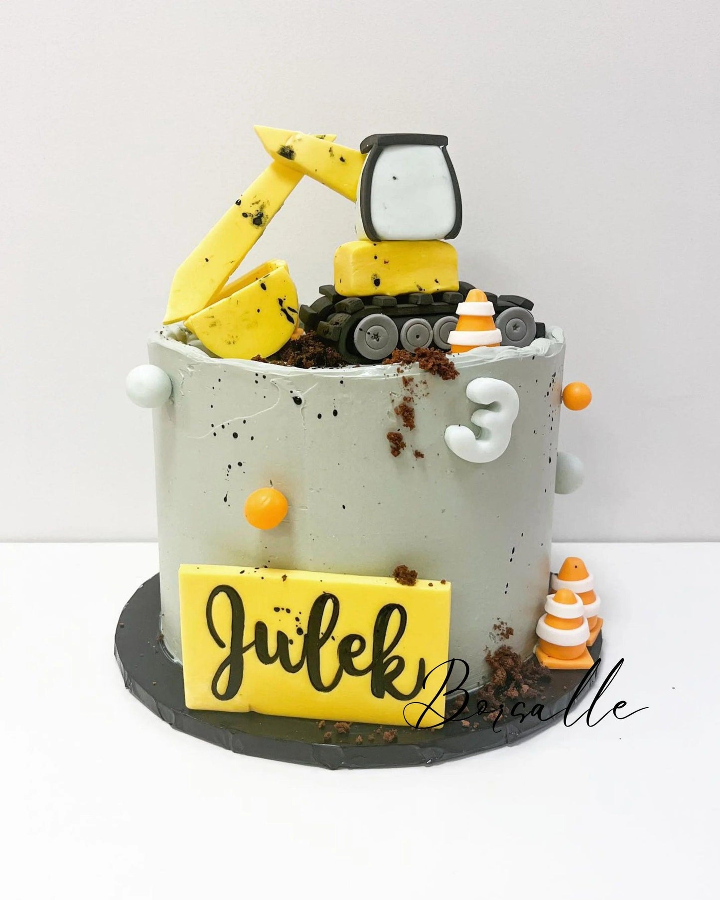 Construction Birthday Cake - Borsalle