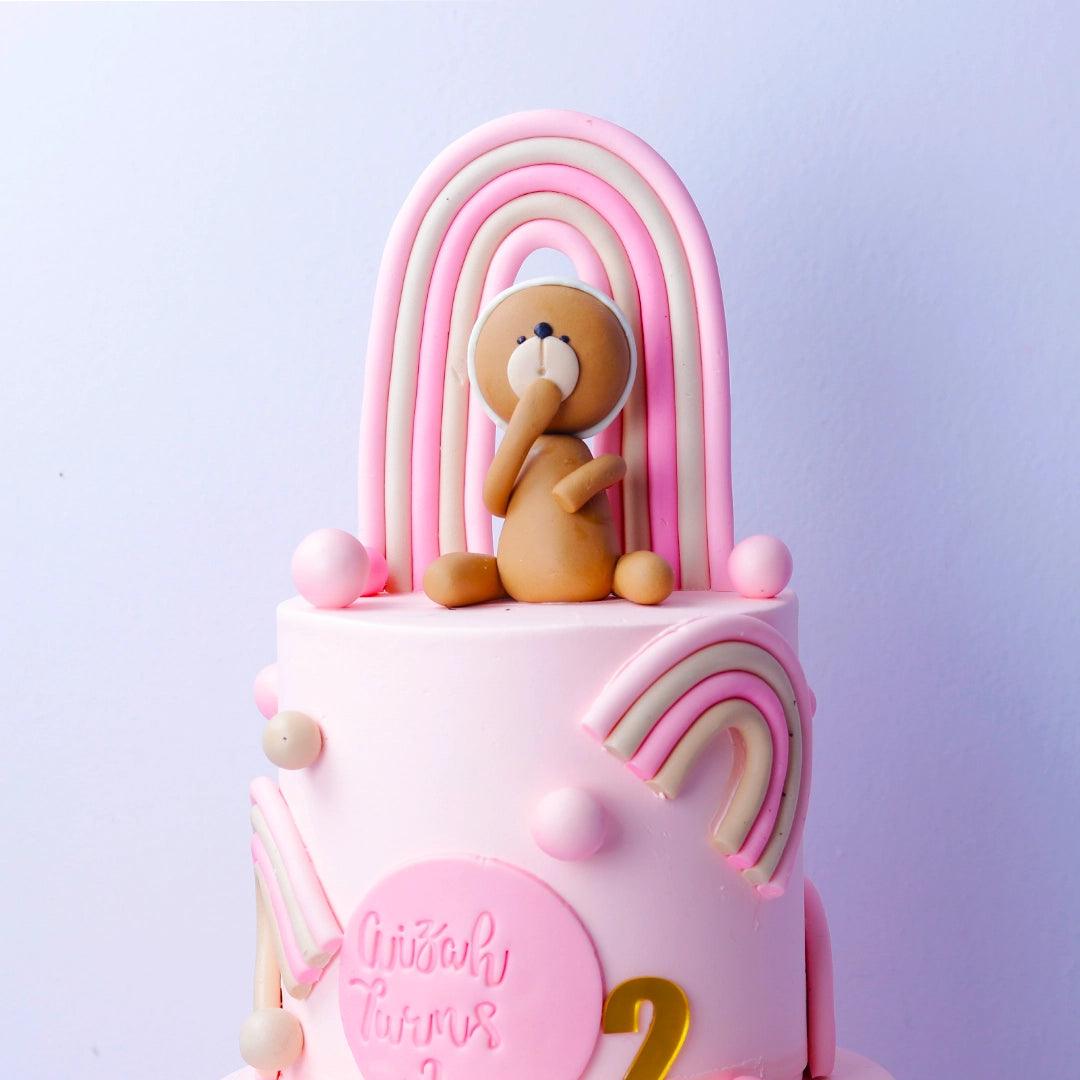 Cute Bear Two-tier Cake - Borsalle