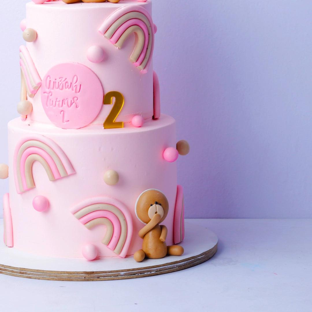 Cute Bear Two-tier Cake - Borsalle