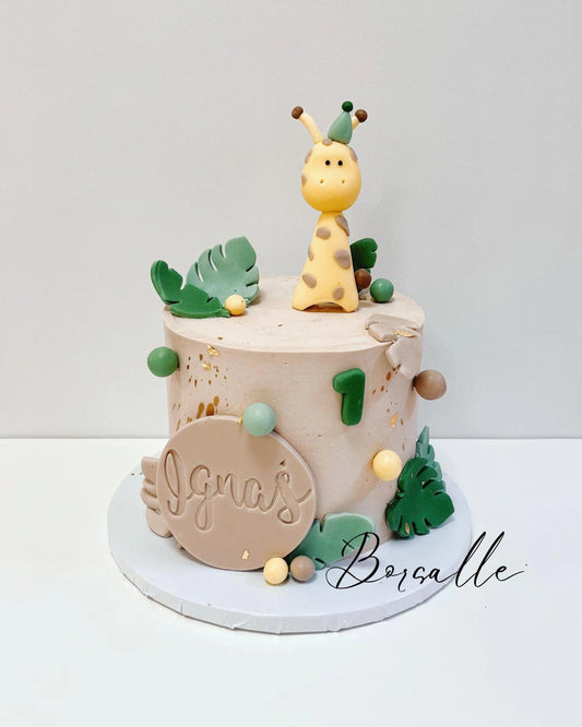 Cute Giraffe Birthday Cake - Borsalle