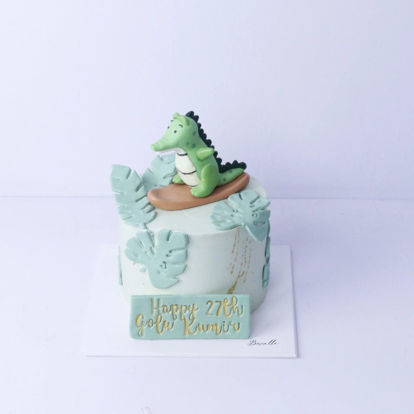 Cute Happy Crocodile Cake - Borsalle