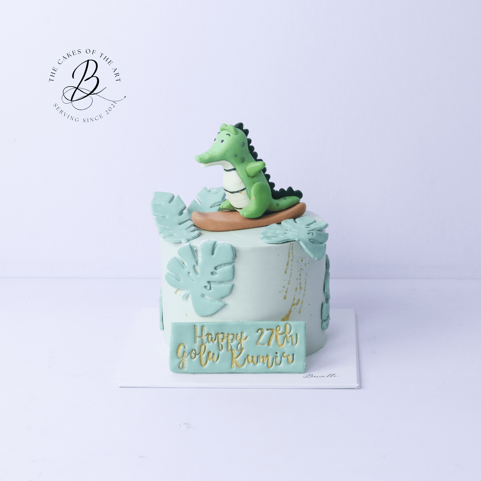 Cute Happy Crocodile Cake - Borsalle