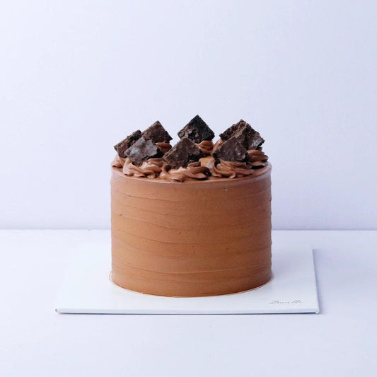 Dark Chocolate Brownie Cake - Borsalle