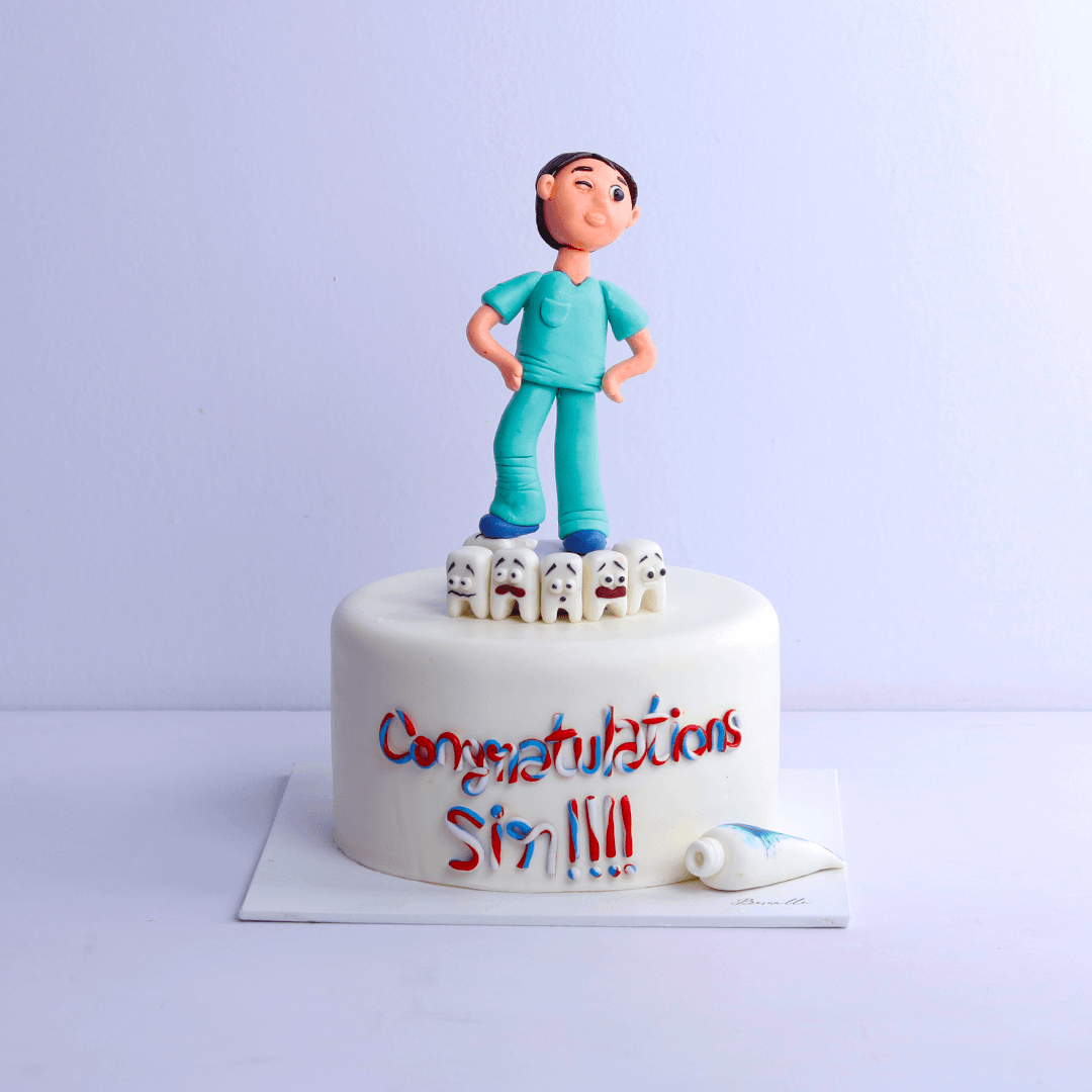 Dentist Birthday Cake - Borsalle