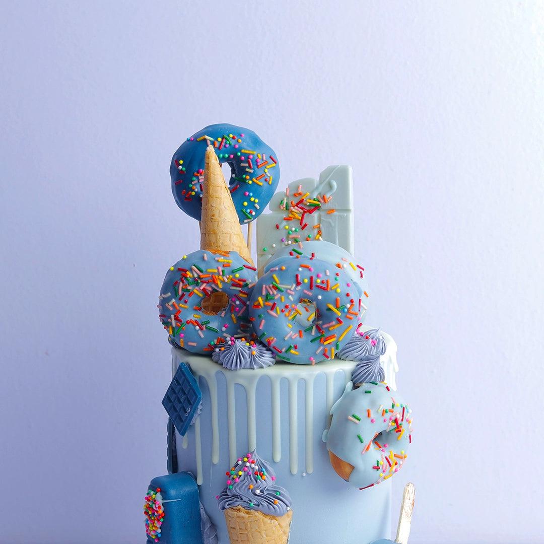 Donut Birthday Cake - Borsalle