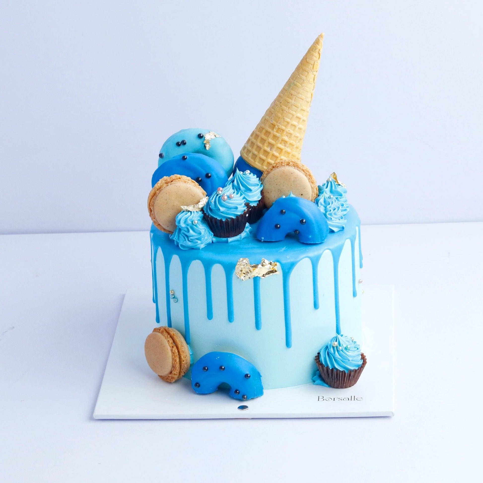 Doughnut Fun Cake (Blue) - Borsalle