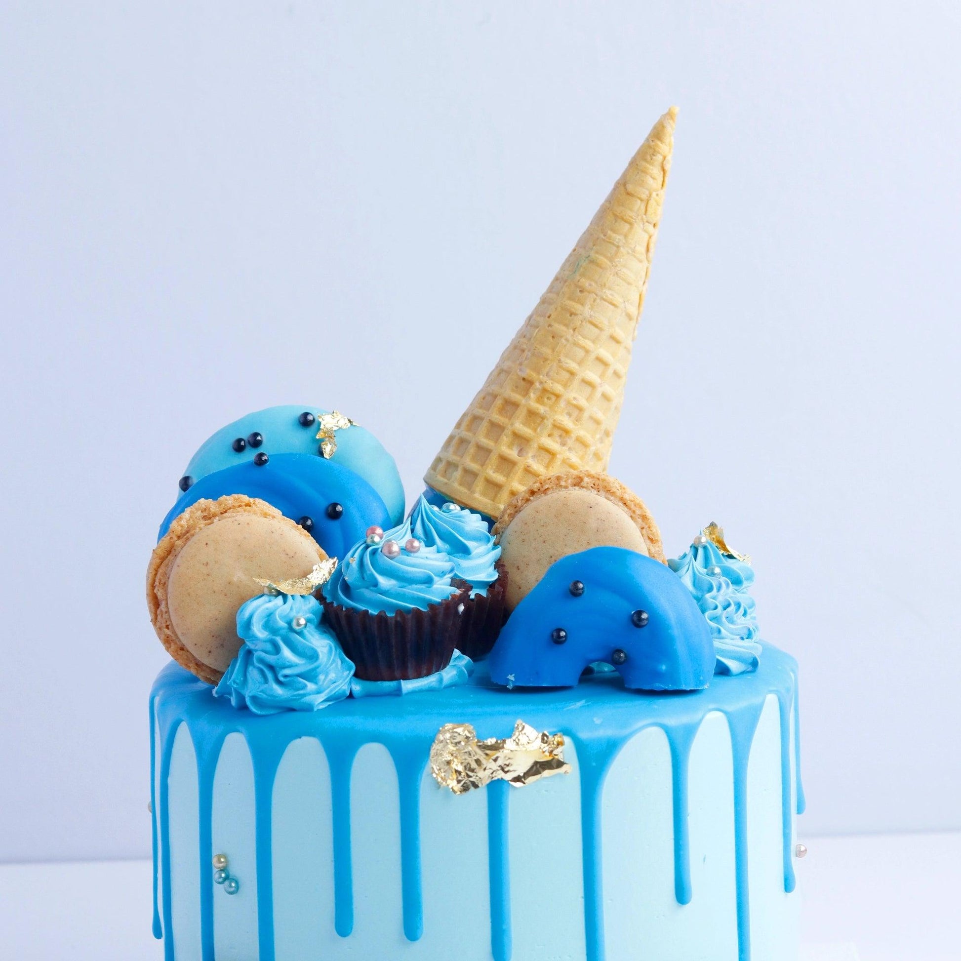 Doughnut Fun Cake (Blue) - Borsalle