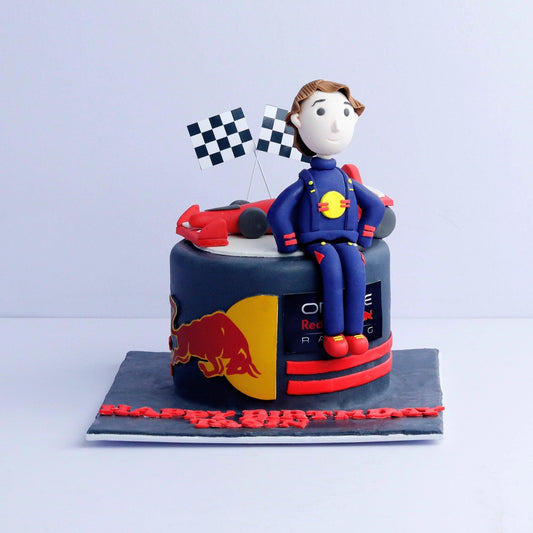 F1 Racer Theme Cake - Borsalle