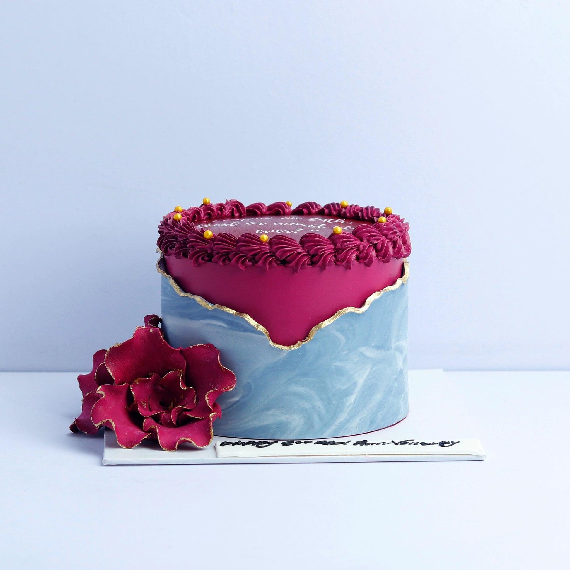 Floral Burn Away Cake - Borsalle