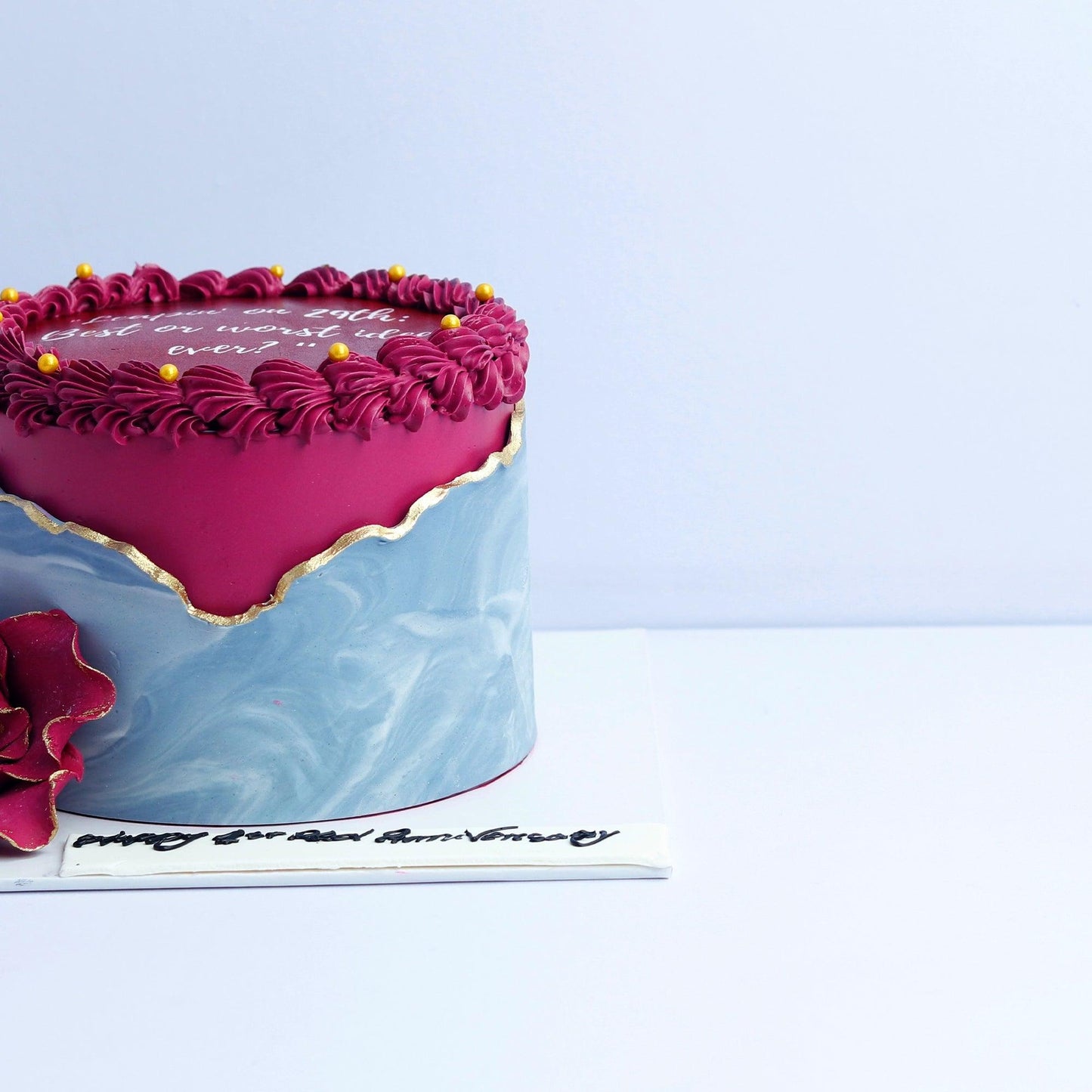 Floral Burn Away Cake - Borsalle