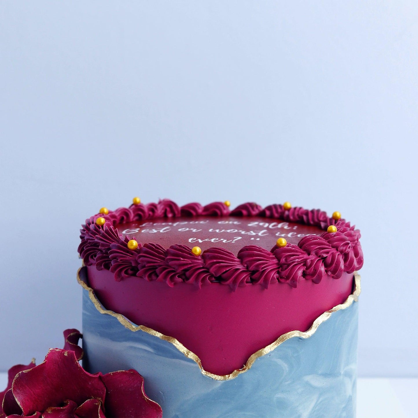 Floral Burn Away Cake - Borsalle