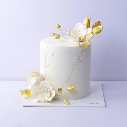 Floral Wedding Cake - Borsalle