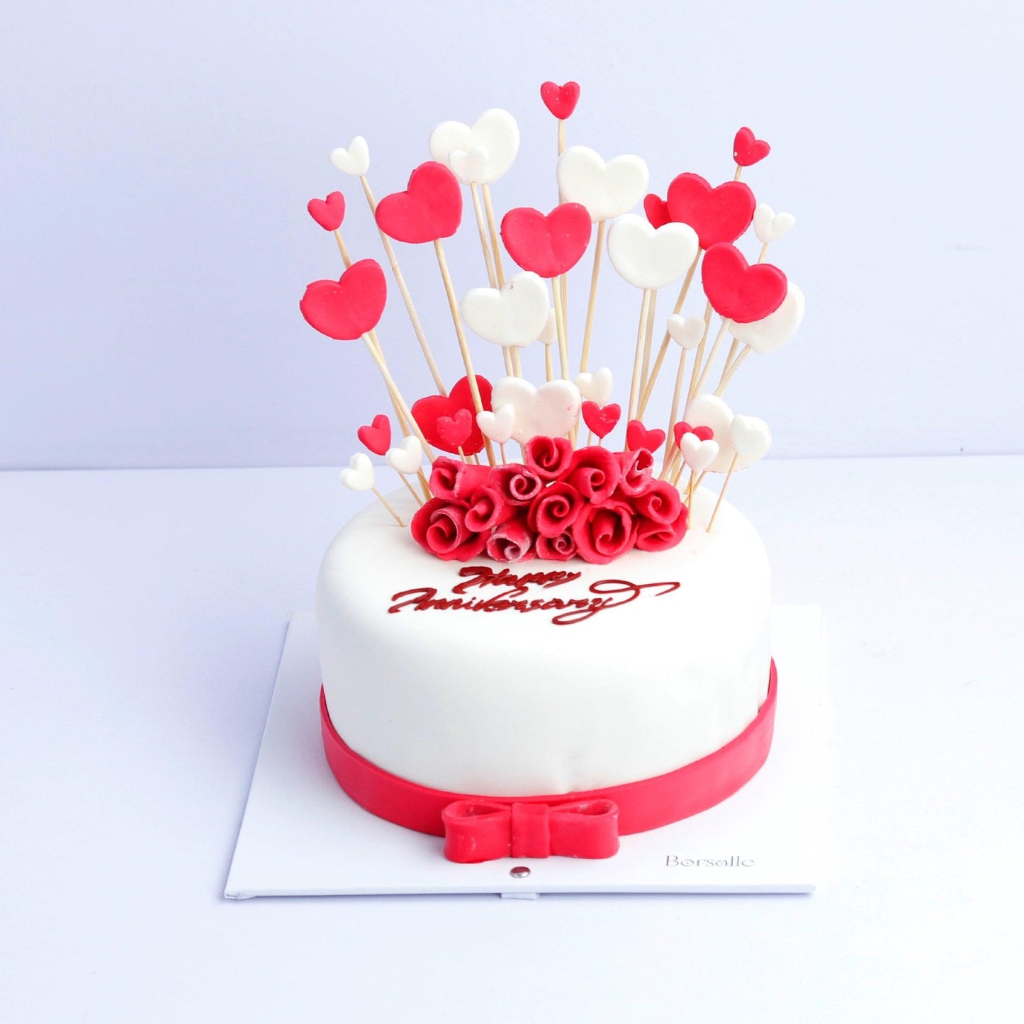 Garden of Hearts cake - Borsalle