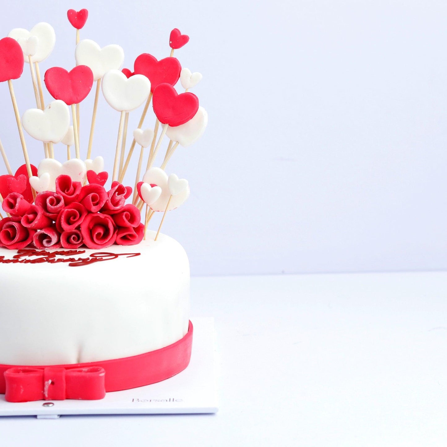 Garden of Hearts cake - Borsalle