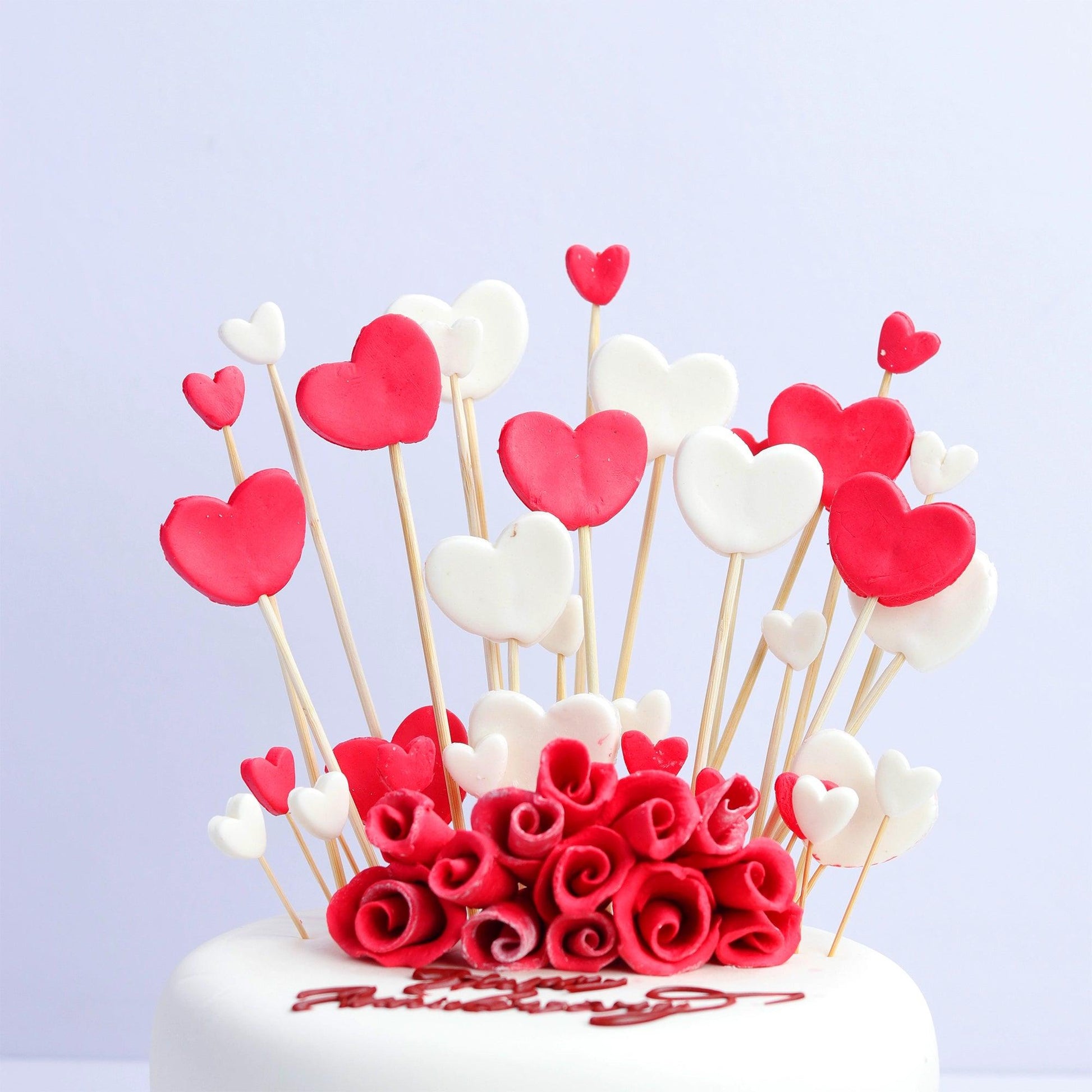 Garden of Hearts cake - Borsalle