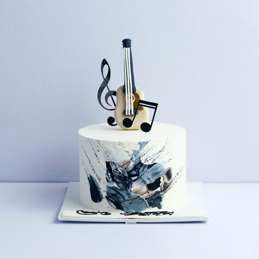 Guitar Theme Cake - Borsalle