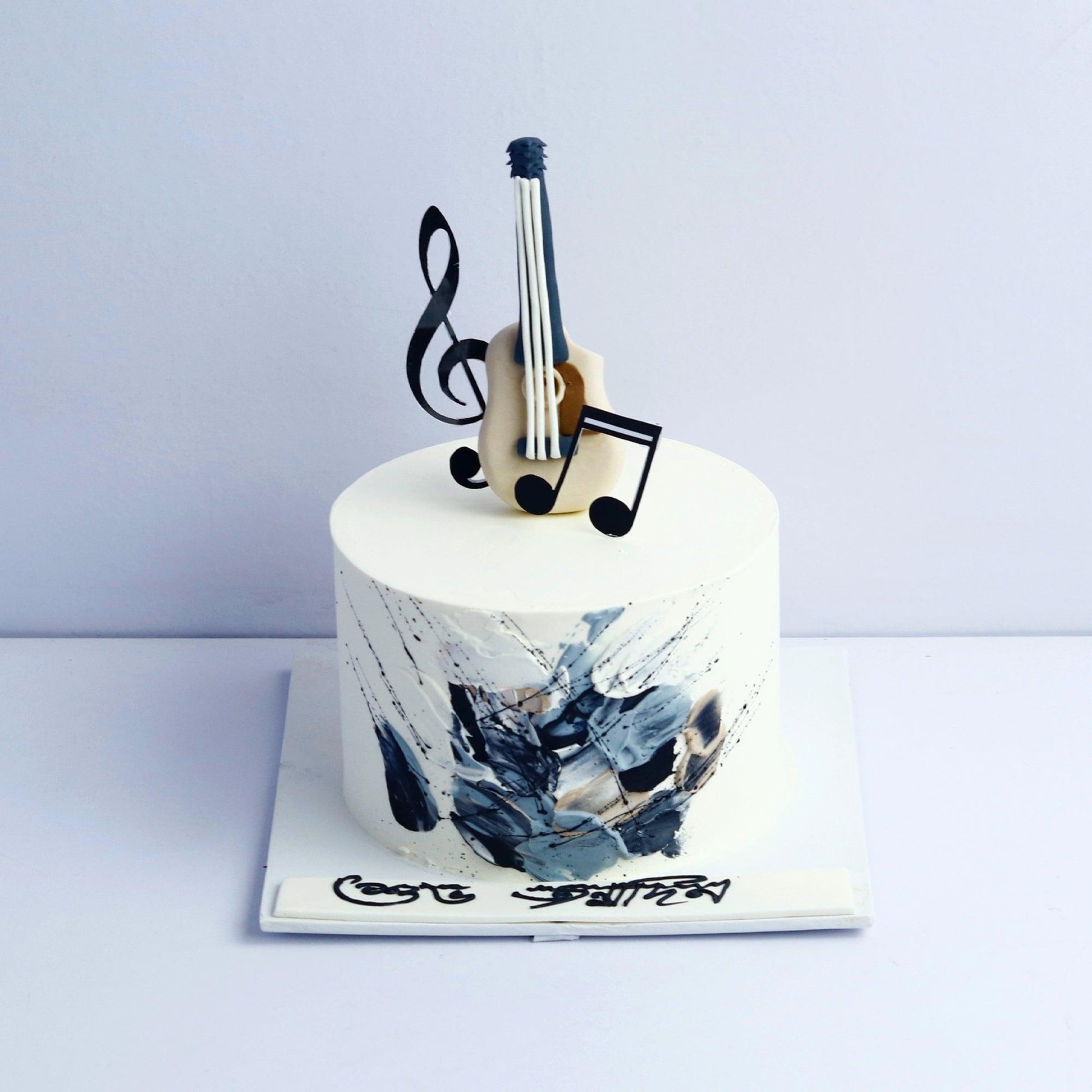 Guitar Theme Cake - Borsalle