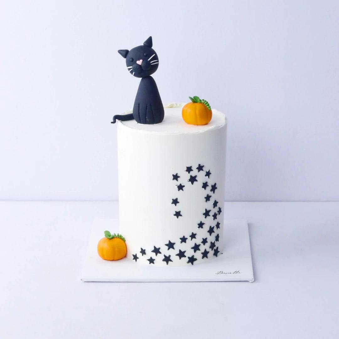 Halloween Cat Cake - Borsalle