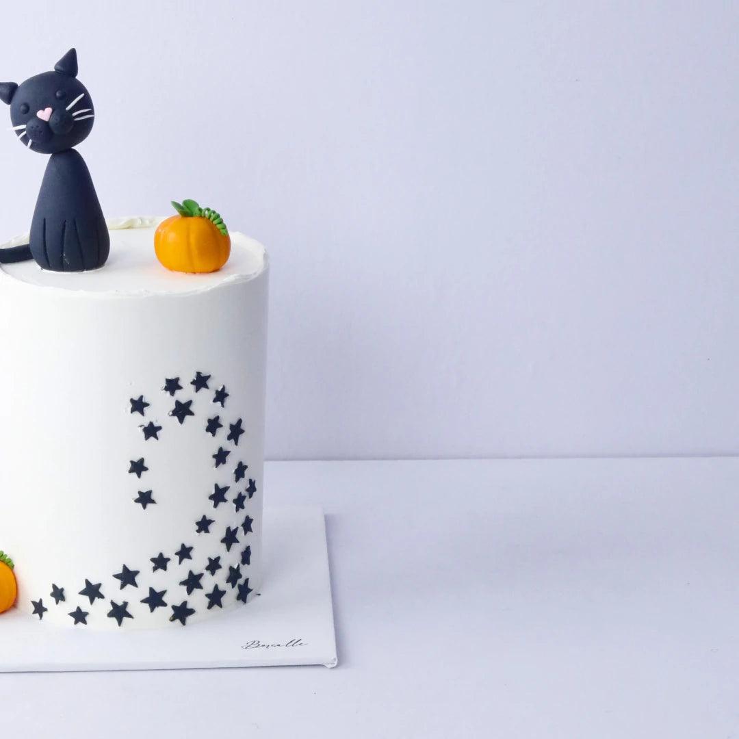 Halloween Cat Cake - Borsalle