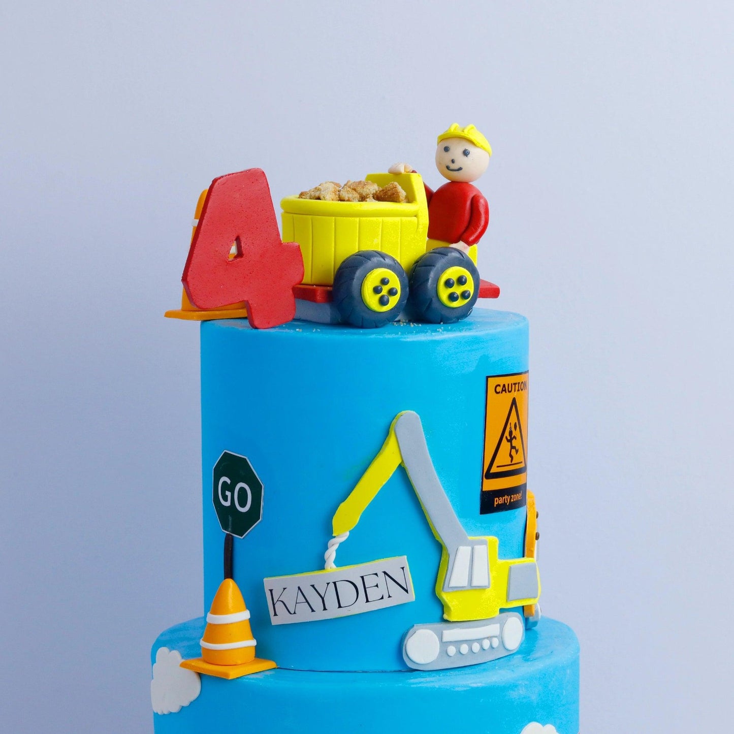 Heavy Construction Theme cake - Borsalle