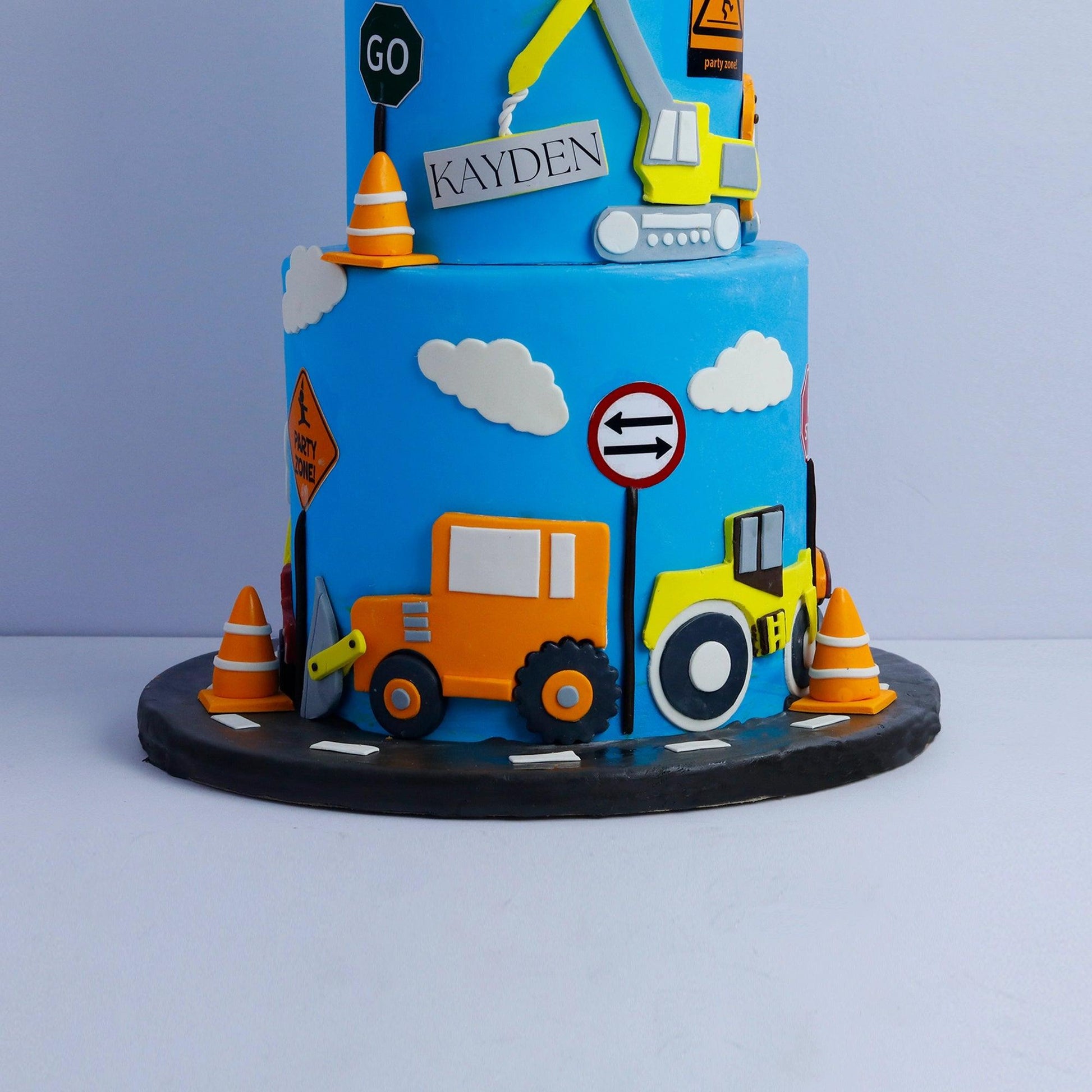 Heavy Construction Theme cake - Borsalle