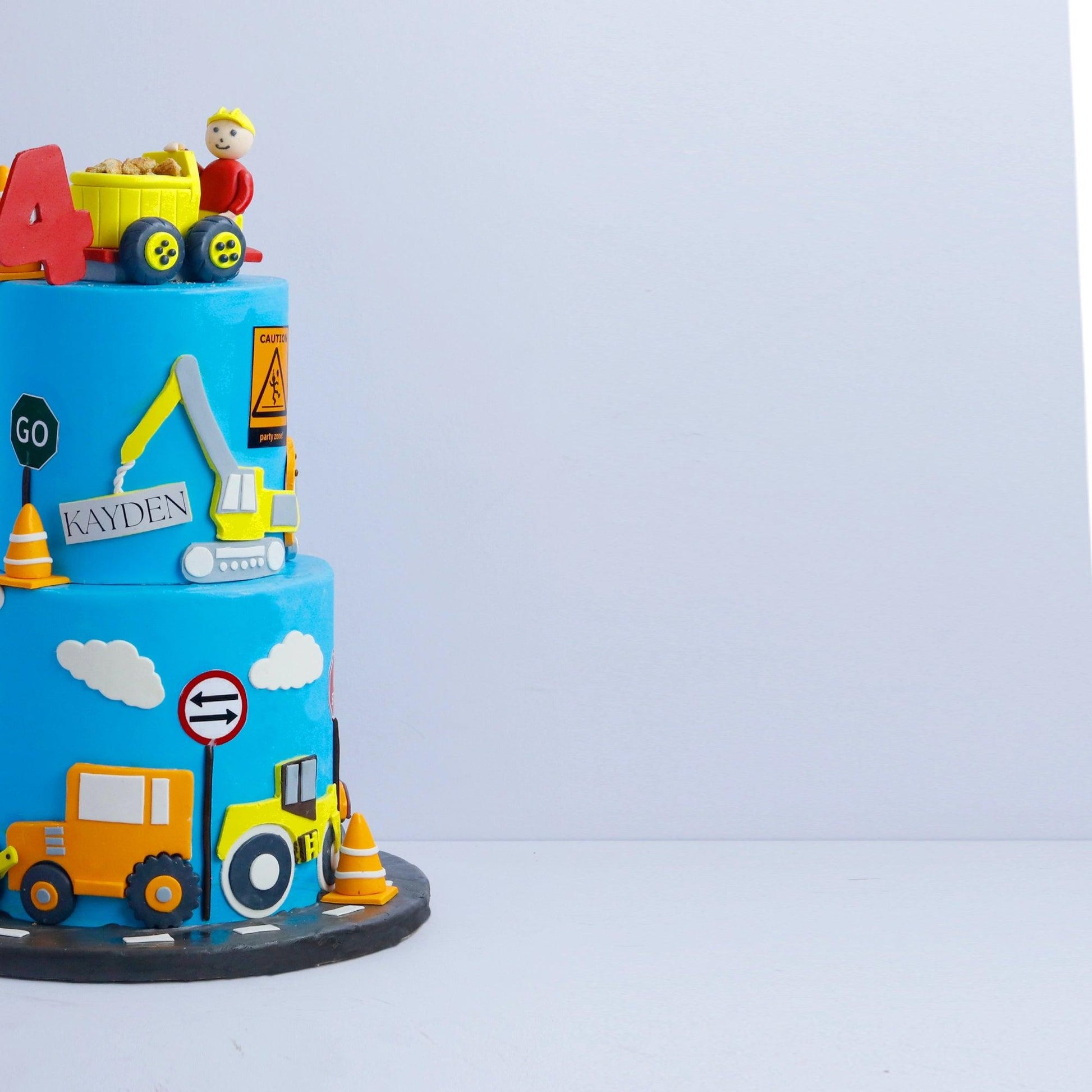 Heavy Construction Theme cake - Borsalle