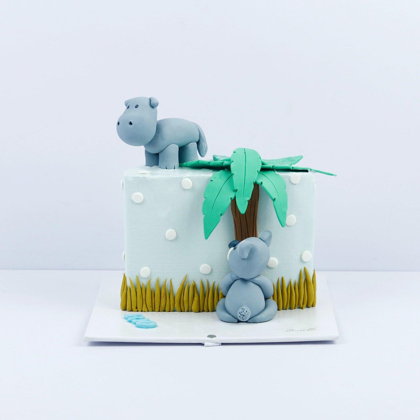 Hippo Theme Cake - Borsalle