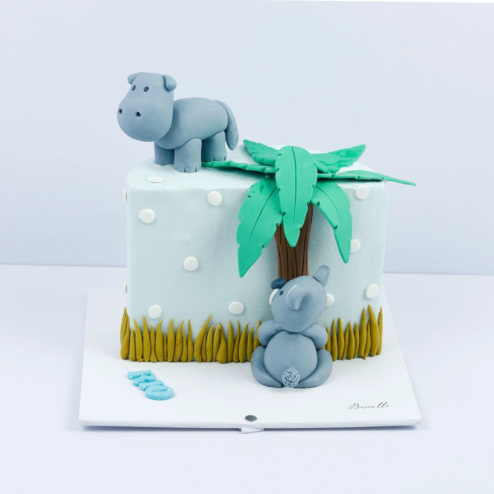 Hippo Theme Cake - Borsalle