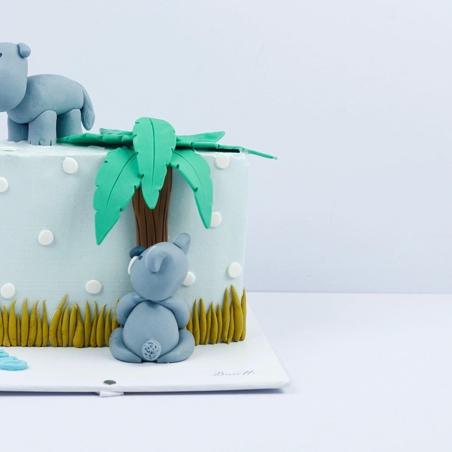 Hippo Theme Cake - Borsalle