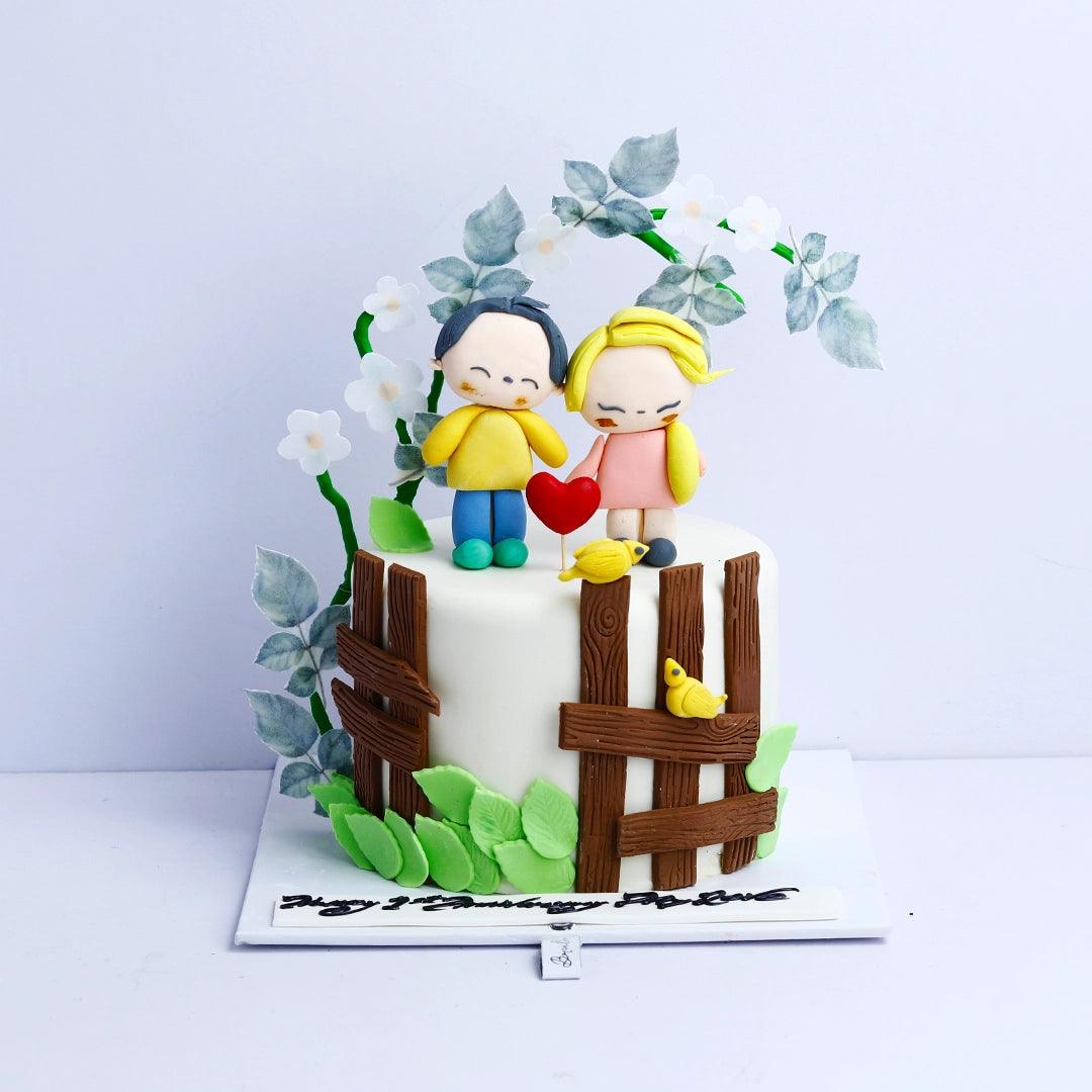 In My Heart Couple Cake - Borsalle