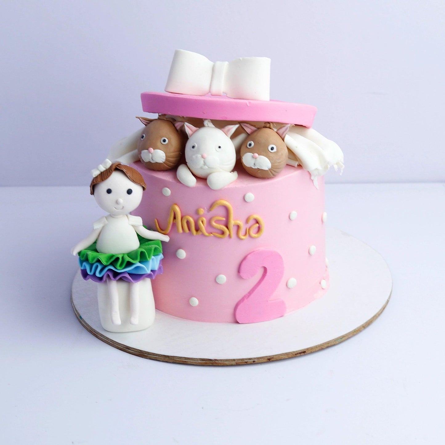 Kitty Cat Theme Cake - Borsalle