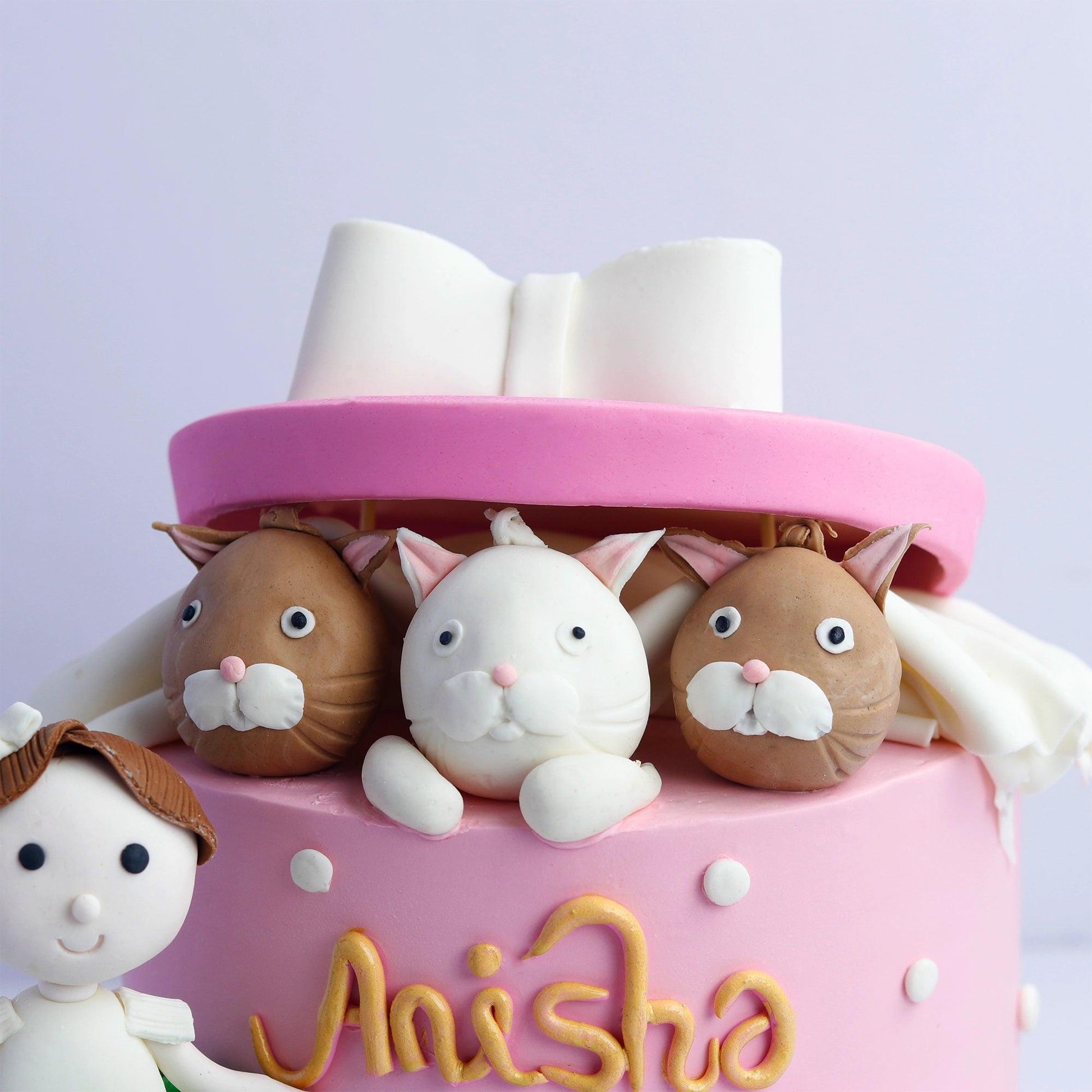 Kitty Cat Theme Cake - Borsalle