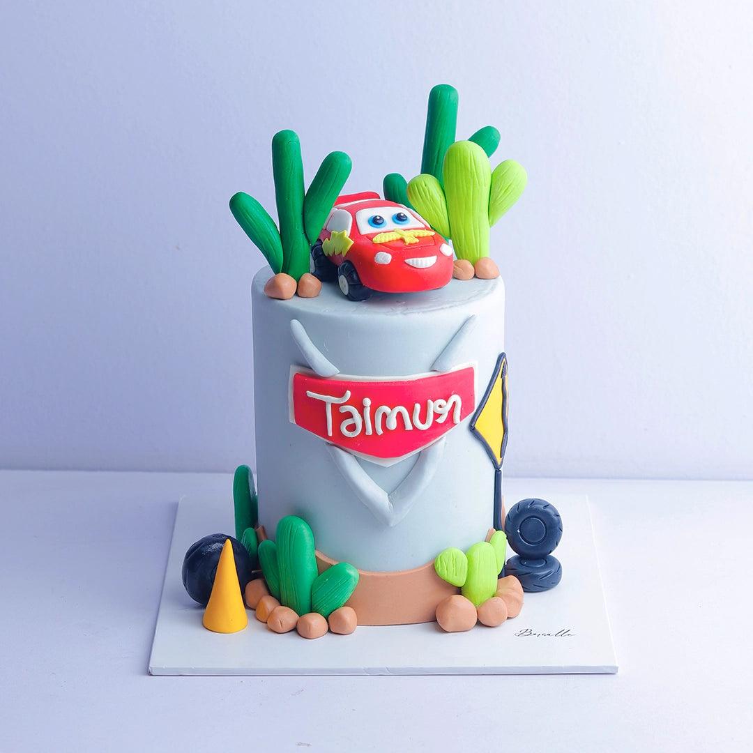 Lightning McQueen Car Birthday Cake - Borsalle