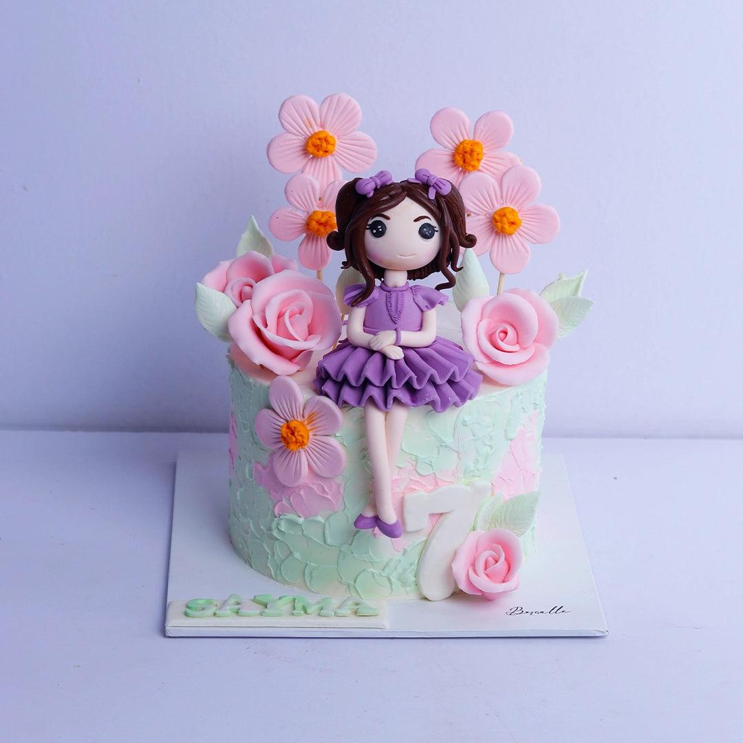 Little Girl Birthday Cake - Borsalle