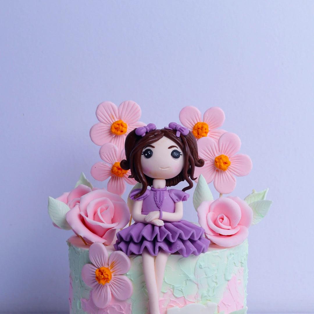 Little Girl Birthday Cake - Borsalle