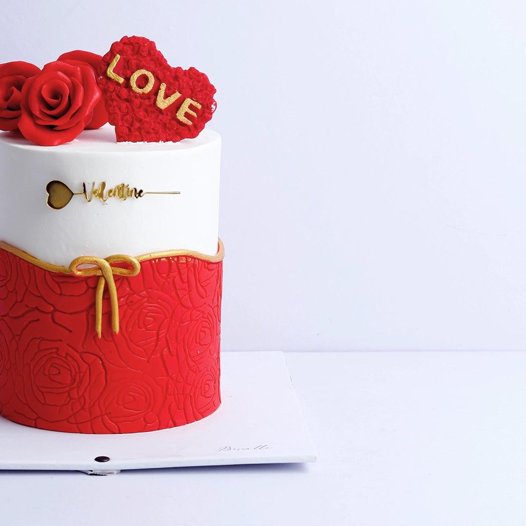 Love of my Life Valentine Cake - Borsalle