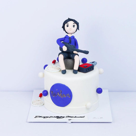 Man With Guitar Singer cake - Borsalle