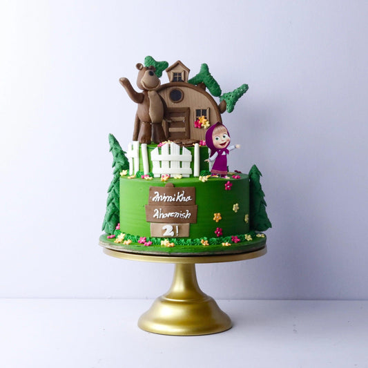 Masha and the Bear Cake - Borsalle