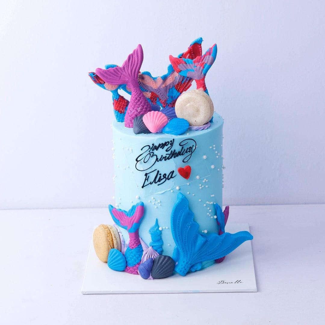 Mermaid Splash cake - Borsalle