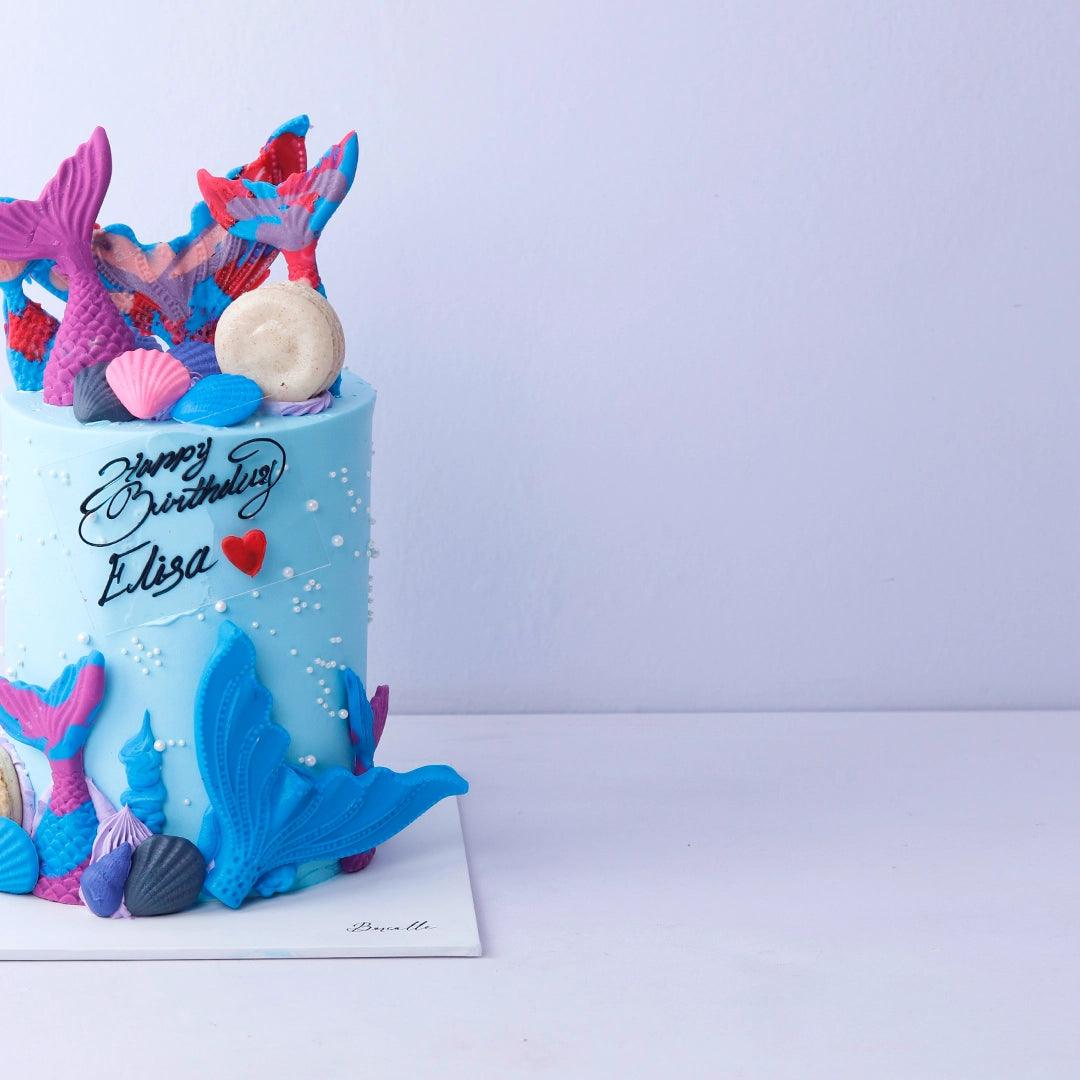 Mermaid Splash cake - Borsalle