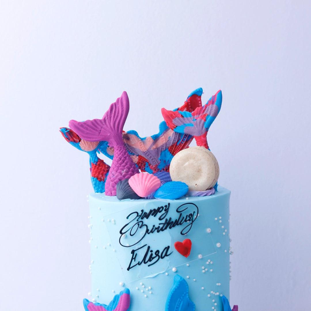 Mermaid Splash cake - Borsalle