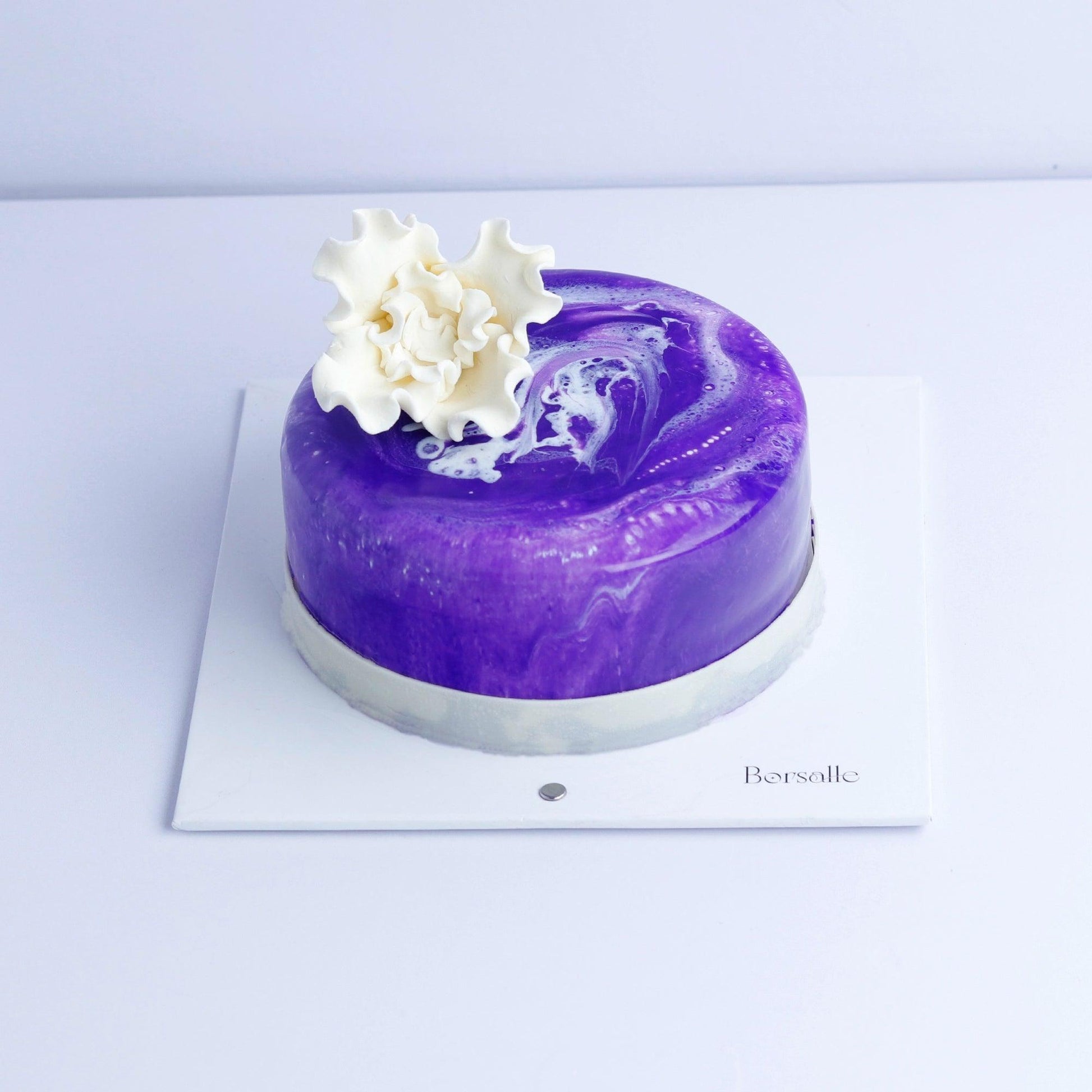 Miror Glaze (Purple) Cake - Borsalle